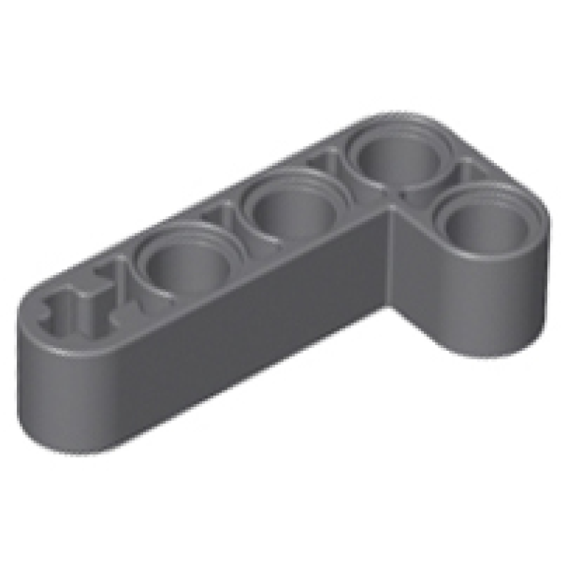 Technic, Hefbalk Dik L Vorm 2X4 Dark Bluish Gray